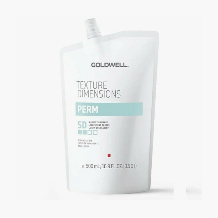Goldwell Texture Dimensions Perm SD - Лосьон для химической завивки слегка поврежденных волос 500 мл