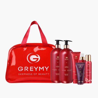 Greymy Zoom Color & Texture Set + Red Bag - Набор для окрашенных волос и текстуры + красная сумка