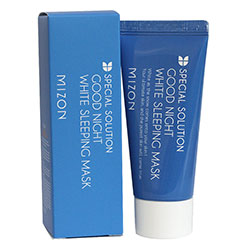 Mizon Good Night White Sleeping Mask - Маска ночная осветляющая с лавандой (туба) 50 мл