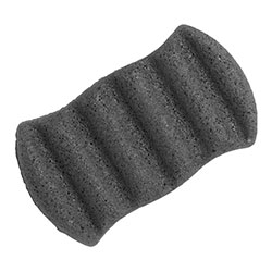 Beauty Bar Konjac Sponge - Воздушный спонж с двухсторнней люфой для тела (с бамбуковым углем)