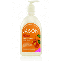 Jason Apricot Liquid Soap With Pump - Жидкое мыло абрикос 454 мл