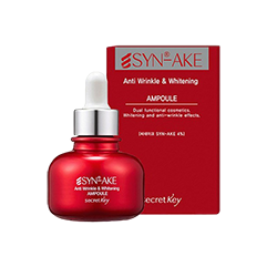 Secret Key Syn-Ake Anti Wrinkle and Whitening Ampoule - Сыворотка с пептидом змеиного яда ампульная 30 мл