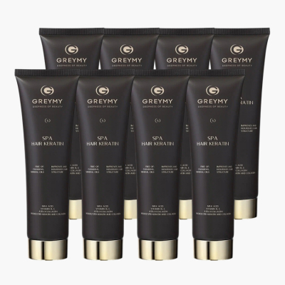 Greymy Hair SPA Keratin - Набор СПА кератин для восстановления 8 х 100 мл