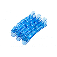 Harizma Professional h10901-06 - Зажимы пластиковые в упаковке голубые (6шт)