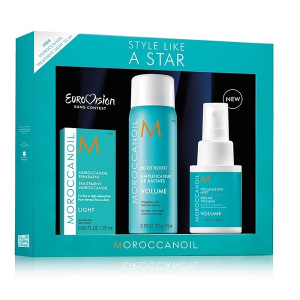 Moroccanoil Style Like A Star Vm Option - Hабор "звездная укладка" (спрей для объёма 50 мл; спрей для прикорневого объёма 75 мл; лёгкое восстанавливающее масло 25 мл)