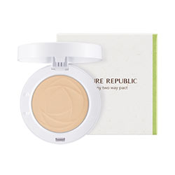 Nature Republic Provence Creamy Two Way Pact Spf50+ Pa+++ Natural Beige - Пудра компактная кремовая двойного действия (натуральный беж)12  г