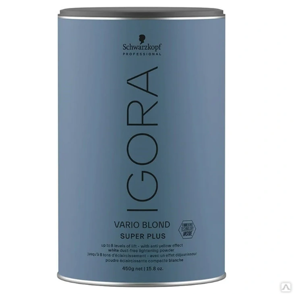 Schwarzkopf Professional Igora Vario Blond Powder Lightener Super Plus - Осветляющий порошок супер плюс 450 г