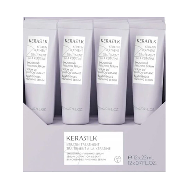 Goldwell Kerasilk Styling Keratin Smoothing Finishing Serum - Разглаживающая сыворотка с кератином 12 x 22 мл
