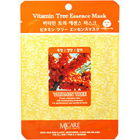 Mijin Cosmetics Essence Mask Vitamin Tree - Маска тканевая облепиха 23 г