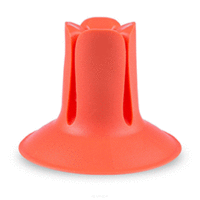 Radius Тhe Doc Wall/Counter Suction Stand - Подставка для зубных щеток (оранжевая)