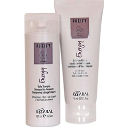 Kaaral Purify Energy - Дорожный набор (шампунь 100 мл + кондиционер 75 мл)