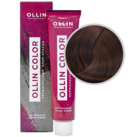 Ollin Professional Ollin Color - Перманентная крем-краска для волос 7/75 русый коричнево-махагоновый 60 мл