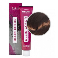 Ollin Professional Ollin Color - Перманентная крем-краска для волос 6/75 темно-русый коричнево-махагоновый 60 мл