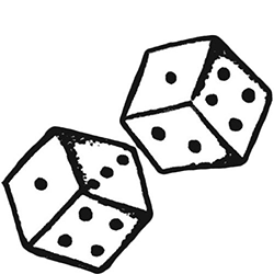 Temptu Pro Transfer Rock Rolling Dice - Трансферная татуировка 