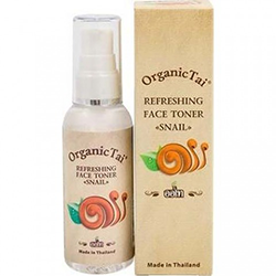 Organic Tai Face Toner - Освежающий тоник для лица «с экстрактом улитки» 60 мл