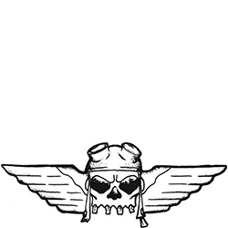 Temptu Pro Transfer Rock Skull Pilot - Трансферная татуировка 
