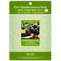 Mijin Cosmetics Essence Mask Olive Squalane - Маска тканевая олива 23 г