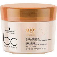 Schwarzkopf BC Bonacure Q10 Time Restore Taming Treatment - Смягчающая маска для волос 200 мл