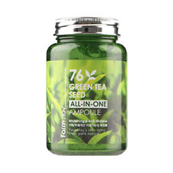 Farmstay Green Tea Seed All-In-One Ampoule - Сыворотка для лица многофункциональная 250 мл