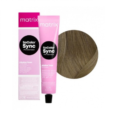 Matrix SoColor Sync Pre-Bonder - Крем-краска для волос с бондером 7NA натуральный пепельный блондин 90 мл
