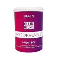 Ollin Perfomance Blond Open Tech - Осветляющий порошок для открытых техник обесцвечивания волос 500 гр