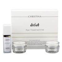 Christina Wish Eye Treatment Kit - Набор для ухода за кожей век 3*30 мл