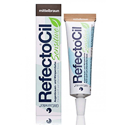 RefectoCil Sensitive Medium Brown -  Краска для бровей и ресниц коричневая 15 мл