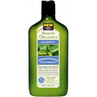 Avalon Organics Peppermint Strengthening Shampoo - Шампунь мята 325 мл