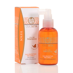  Barex Olioseta Oro Del Morocco Sun Soleil Protective Hair Oil – Защитное масло для волос с маслом арганы и маслом макадамии 150 мл