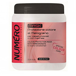 Brelil Numero Colour Mask - Маска для защиты цвета с экстрактом граната для окрашенных и мелированных волос 1000 мл