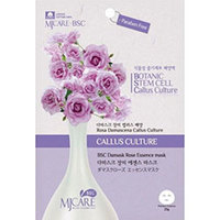 Mijin Cosmetics BSC Essence Mask Damask Rose - Маска тканевая роза 25 г