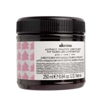 Davines Alchemic Creative Conditioner For Blond And Lightened Hair Pink - Креативный кондиционер для осветленных и натуральных блондов оттенок (розовый) 250 мл