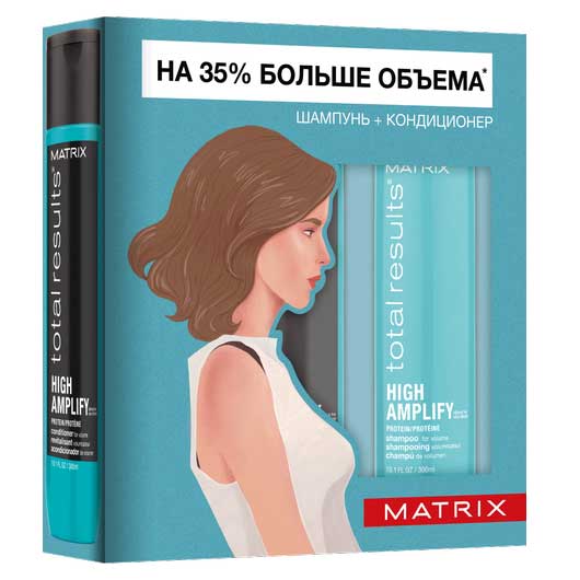 Matrix Total Results High Amplify - Весенний набор для объема (шампунь 300 мл + кондиционер 300 мл)