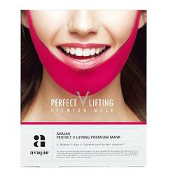 Avajar Perfect V Lifting Premium Mask - Лифтинговая маска (розовая) 5 шт