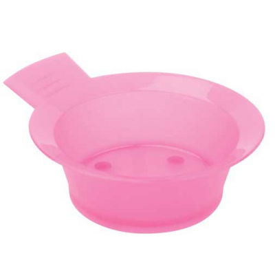 Dewal JPP052P - Чаша для краски с ручкой, с резинкой на дне (розовая) 300 мл 