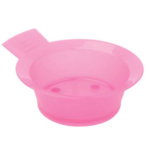 Dewal JPP052P - Чаша для краски с ручкой, с резинкой на дне (розовая) 300 мл 