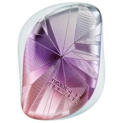 Tangle Teezer Compact Styler Smashed Holo Blue - Расческа для волос (сиреневый/белый)