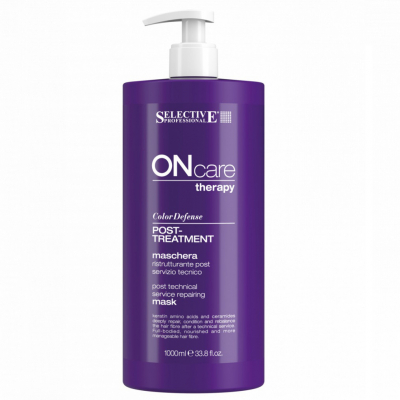 Selective On Care Color Defense Post Treatment - Маска восстанавливающая после химической обработки 1000 мл