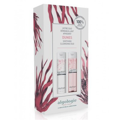Algologie Dunes - Набор-дуэт для демакияжа "дюны" для чувствительной кожи (молочко 200 мл, лосьон 200 мл)