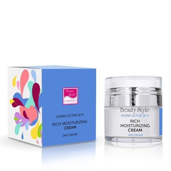 Beauty Style Hydro Active 30 H Rich Moisturizing Cream - Интенсивно увлажняющий крем пролонгированного действия SPF 15 30 мл