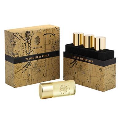 Amouage Gold For Men - Набор  парфюмерная вода 3*10 мл