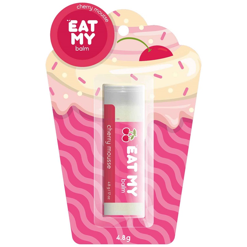 EAT MY Balm Cherry Mousse - Бальзам для губ "вишневый мусс" 4,8 г