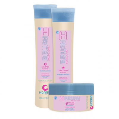 Honma Tokyo H-Brush Special Care - Набор для продления гладкости волос (шампунь 300 мл, кондиционер 300 мл, маска 300 мл)