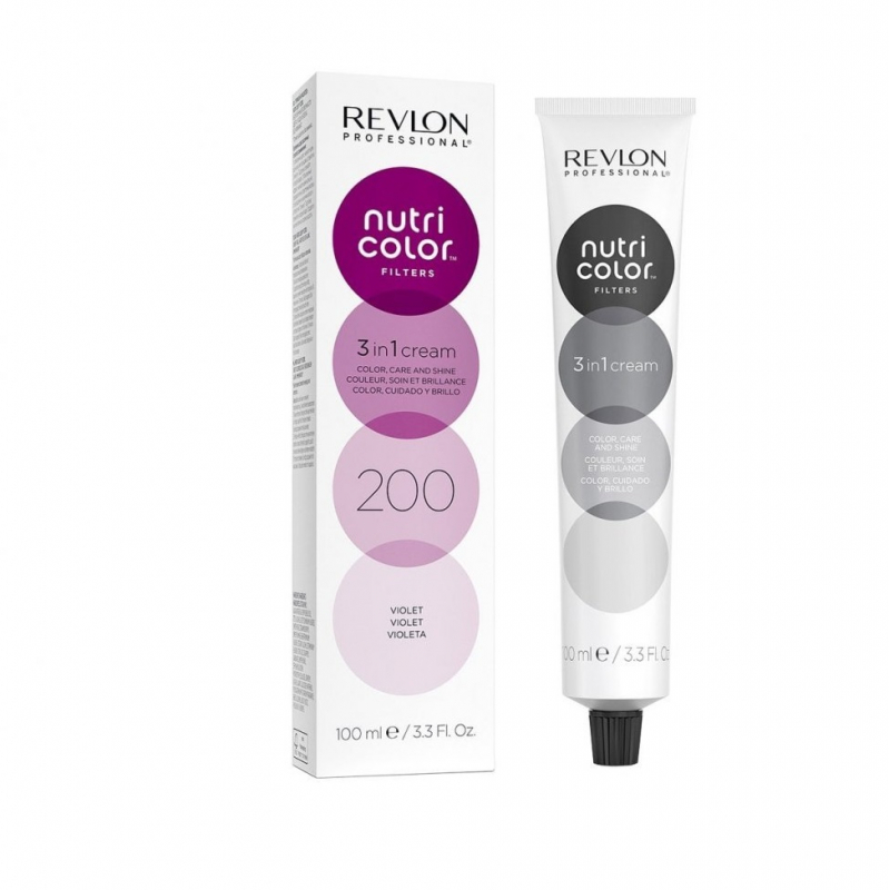 Revlon Nutri Color Filters - Прямой краситель без аммиака 200 фиолетовый 100 мл — Nutri Color Filters - Прямой краситель без аммиака