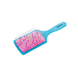 Harizma Professional h10641-1615 Rainbow - Щетка массажная широкая (зеленая)