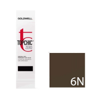 Goldwell Topchic Zero - Безаммиачная стойка краска для волос 6N темно-русый 60 мл