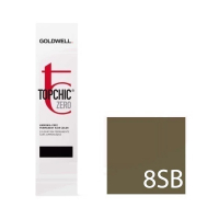 Goldwell Topchic Zero - Безаммиачная стойка краска для волос 8SB яркий, серебристый блонд 60 мл