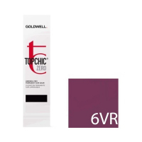 Goldwell Topchic Zero - Безаммиачная стойка краска для волос 6VR темно-русый, фиолетово-рыжеватый 60 мл