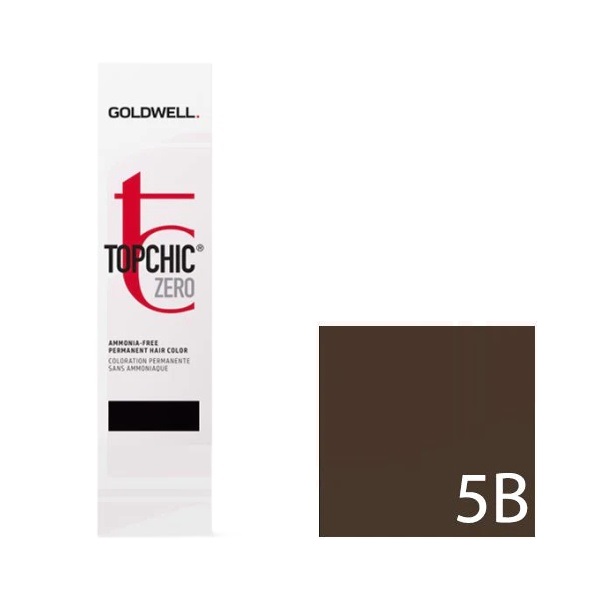 Goldwell Topchic Zero - Безаммиачная стойка краска для волос 5B светло-коричневый 60 мл