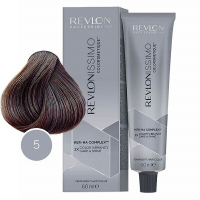 Revlon Revlonissimo High Coverage NMT - Перманентная краска для седых волос №5 светло-коричневый 60 мл  